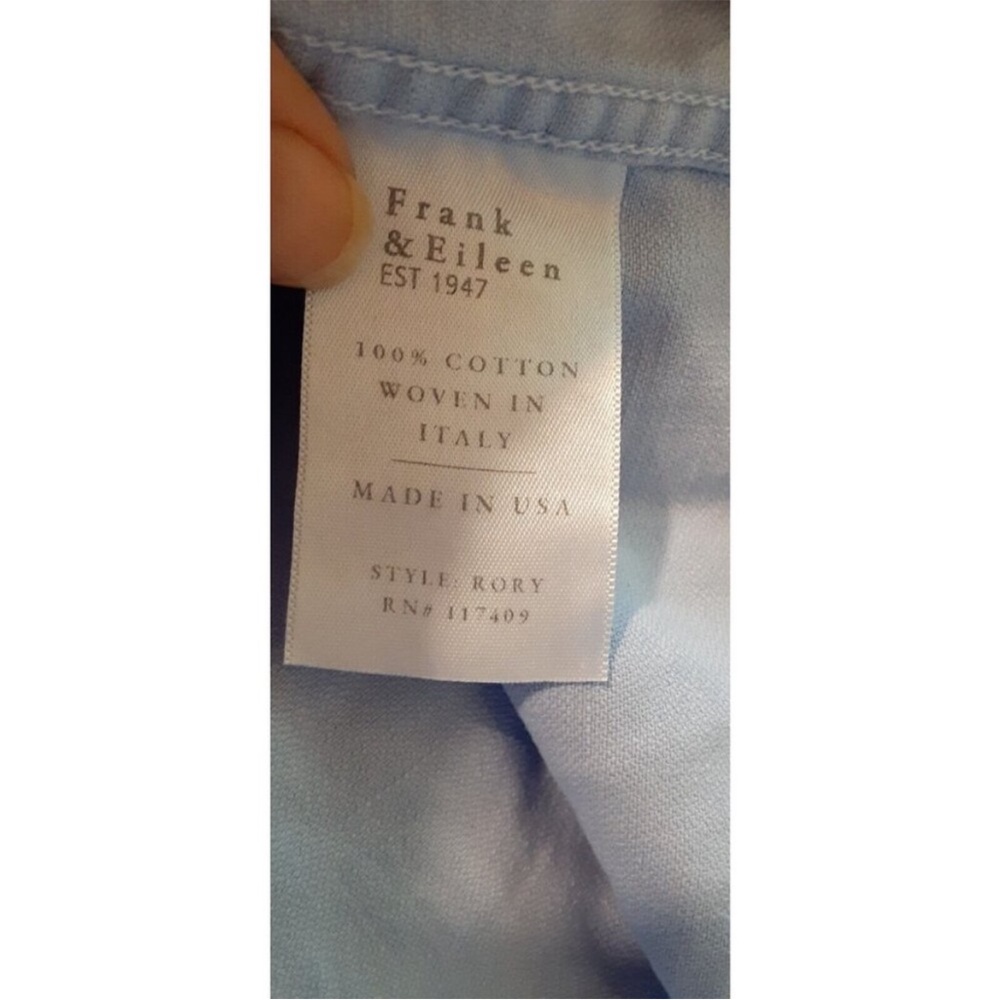 Frank & Eileen Rory denim shirt dress in glacier blue XXS - Picture 7 of 8